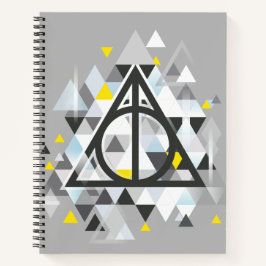 Geometrisches toten Harry Potter-| heiligt Symbol Notizblock