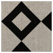 Geometrisches transparenter und schwarzer stoff (Nahaufnahme)