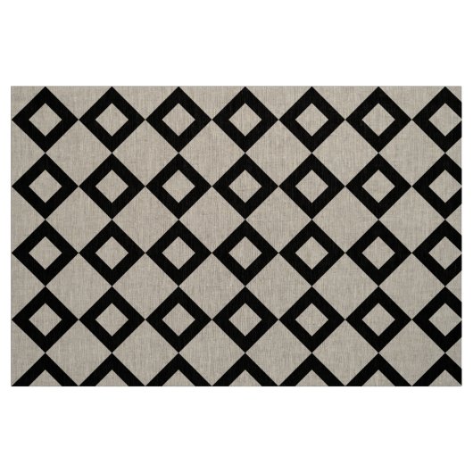 Geometrisches transparenter und schwarzer stoff (Fat Quarter (45,7 x 55,9 cm))