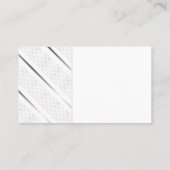 Geometrisches Trendmuster Visitenkarte (Rückseite)