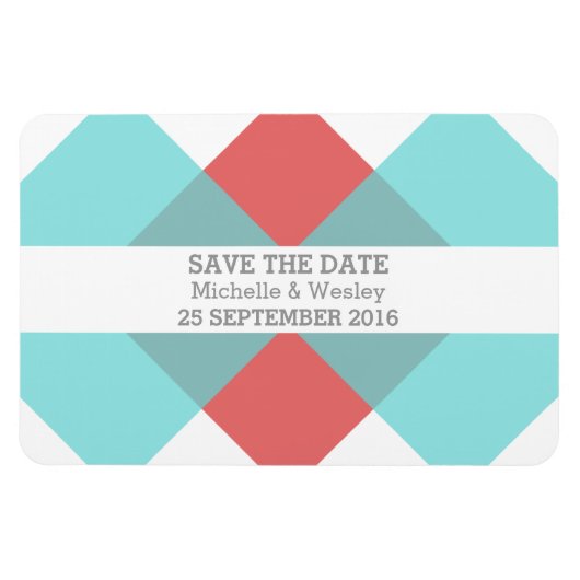 Geometrisches Triad Speichern des Datumsmagazins A Magnet (Horizontal)