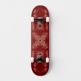 Geometrisches, tribal Inspiriert Design in fett sc Skateboard