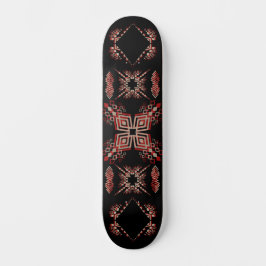 Geometrisches, tribal Inspiriert Design in fett sc Skateboard