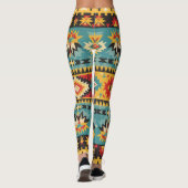 Geometrisches Tribal Leggings (Rückseite)