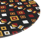 Geometrisches Tribal Muster Schneidebrett (Ecke)