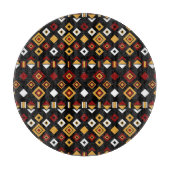 Geometrisches Tribal Muster Schneidebrett (Vorderseite)