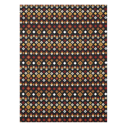 Geometrisches Tribal Muster Tischdecke (Vorderseite)