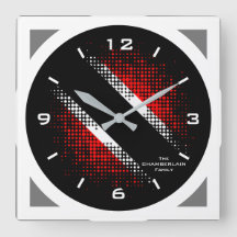 Geometrisches Trinidad- und Tobago-Dot-Muster