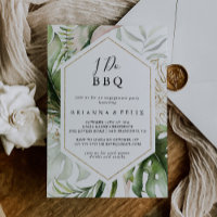 Geometrisches tropisches Gold I GRILLEN Engagement