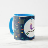 Geometrisches Tweety Bird Muster Tasse (Vorderseite Links)