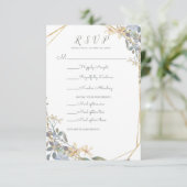 Geometrisches UAWG für die Ernährung RSVP Karte (Stehend Vorderseite)