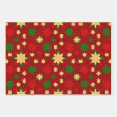 Geometrisches Urlaubstern Geschenkpapier Set (Vorderseite 3)