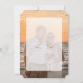 Geometrisches verblichenes Foto, das wir immer noc Einladung (Rückseite)