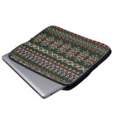 Geometrisches Vintag: Set nahtloser Muster. Laptopschutzhülle (Vorne Knopf)