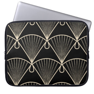 Geometrisches Vintag: stilisierte Nahtlose Ornamen Laptopschutzhülle