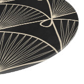 Geometrisches Vintag: stilisierte Nahtlose Ornamen Schneidebrett (Ecke)