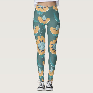 Geometrisches Vintag: Textile nautische Motive Leggings