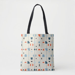 Geometrisches Vintage: nahtloses Muster aus der Mi Tasche