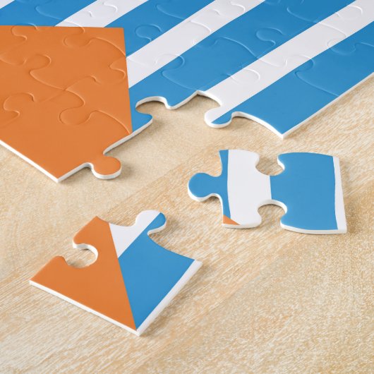 Geometrisches Vintages Abstraktes Hintergrundbild Puzzle (Seite)