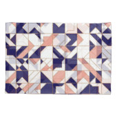 Geometrisches, Vintages, modernes, nahtloses Muste Kissenbezug (Rückseite)