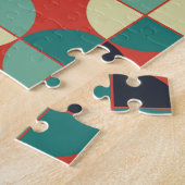 Geometrisches Vintages, Nahtloses Muster. Puzzle (Seite)