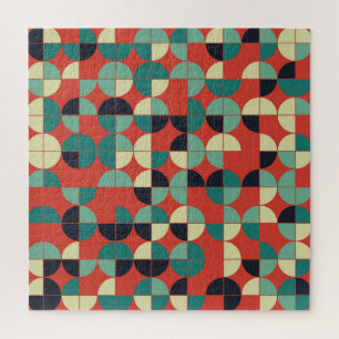 Geometrisches Vintages, Nahtloses Muster. Puzzle