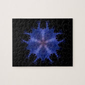 Geometrisches Violett-Sternenpuzzle Puzzle (Horizontal)