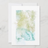 Geometrisches virtuelles Baby oder Brautparty Einladung (Rückseite)