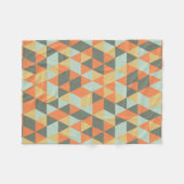Geometrisches Vlies Fleecedecke (Vorderseite (Horizontal))
