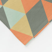 Geometrisches Vlies Fleecedecke (Ecke)