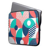 Geometrisches Wandbild Modernes Vintag Laptopschutzhülle (Vorderseite Links)