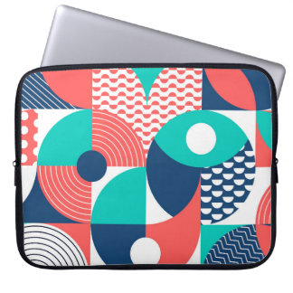 Geometrisches Wandbild Modernes Vintag Laptopschutzhülle