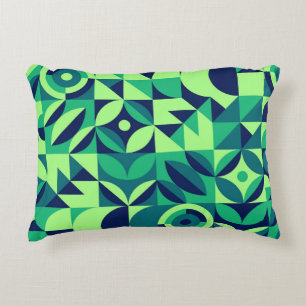 Geometrisches Wandbild: modernes Vintages Design. Dekokissen
