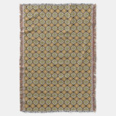 Geometrisches Warmton-Diamantmuster Decke (Vorderseite Vertikal)