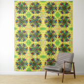 GEOMETRISCHES WASSERDROPS-PATTER WANDTEPPICH (Beispiel)