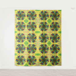 GEOMETRISCHES WASSERDROPS-PATTER WANDTEPPICH