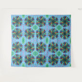 GEOMETRISCHES WASSERDROPS-PATTER WANDTEPPICH (Vorderseite (Horizontal))