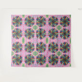 geometrisches Wasserfallmuster Wandteppich (Vorderseite (Horizontal))