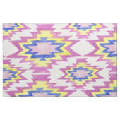 Geometrisches Wasserfarbenmuster Boho Gelb-Rosa Mu Stoff (Fat Quarter (45,7 x 55,9 cm))