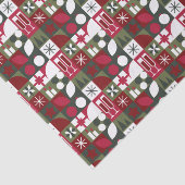 Geometrisches Weihnachten Seidenpapier (Ausschnitt)