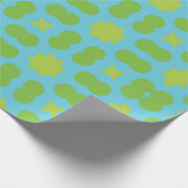 Geometrisches Weihnachtsmuster - Urlaub Geschenkpapier (Ecke)