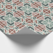 Geometrisches WeihnachtsPackpapier Geschenkpapier (Ecke)