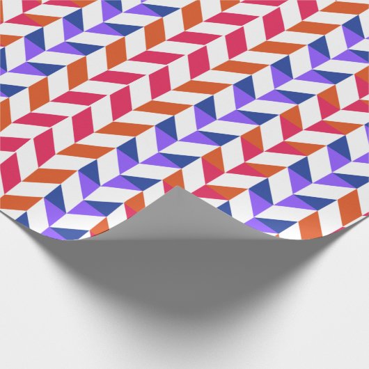 Geometrisches Weihnachtspapier Geschenkpapier (Ecke)