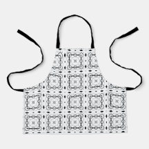 Geometrisches weißes Schwarz-Silber-Muster