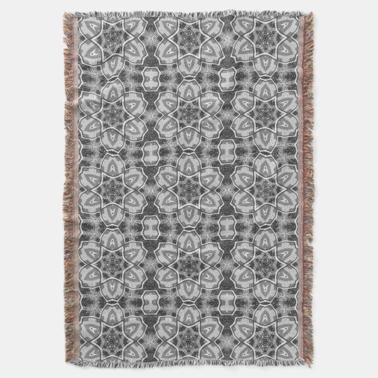 Geometrisches weißes, schwarzes Lochmuster Decke (Vorderseite Vertikal)
