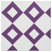 Geometrisches weißes und lila stoff (Muster)