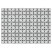 Geometrisches weißes und schwarzes Lochmuster Anna Tischdecke (Vorderseite (Horizontal))