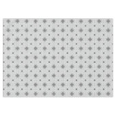 Geometrisches weißes und schwarzes Lochmuster Elsa Tischdecke (Vorderseite (Horizontal))