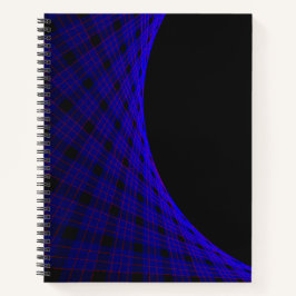 Geometrisches Weltraumteppich-Spiralnotizbuch Notizblock