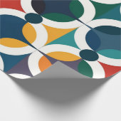 Geometrisches Wiederholmuster Geschenkpapier (Ecke)